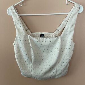 Wild fable cropped tank